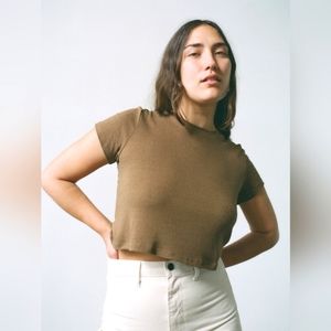 OZMA cropped Lou tee